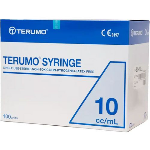 Terumo 10ml Luer Lock Syringe SS+10L - Box/100