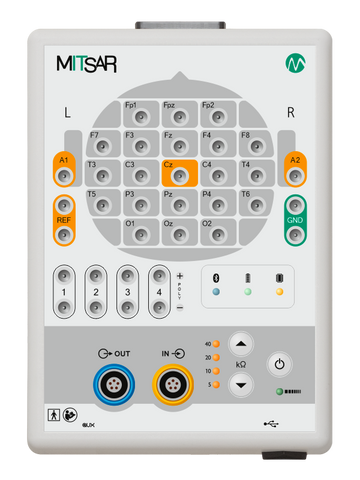 Mitsar-EEG-201 Plus Pack with ERP Kit & HBI Database